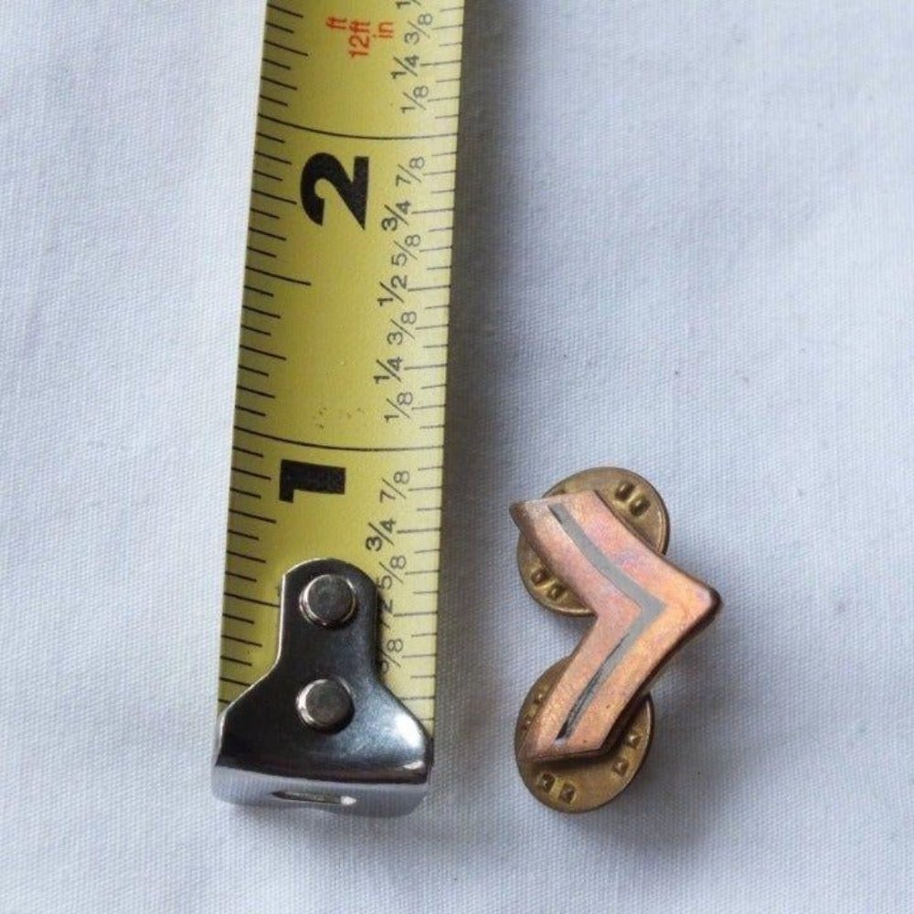 Mini Army Corporal Chevron Military Pin